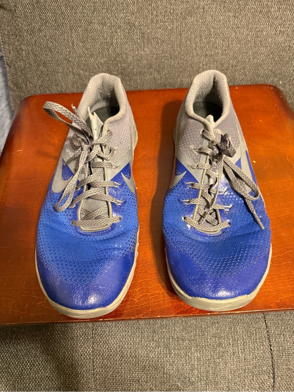 Nike Blue and Gray gym Shoes